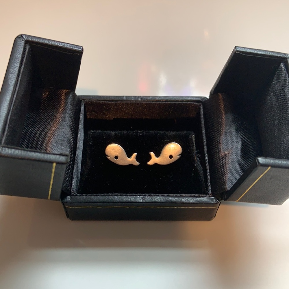 Whale Earrings